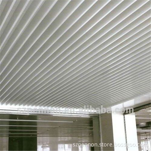 Colourful Decorative Suspended Aluminum Baffle Ceiling